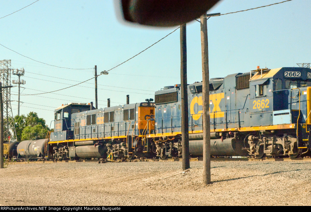 CSX Locomotives in the Yard